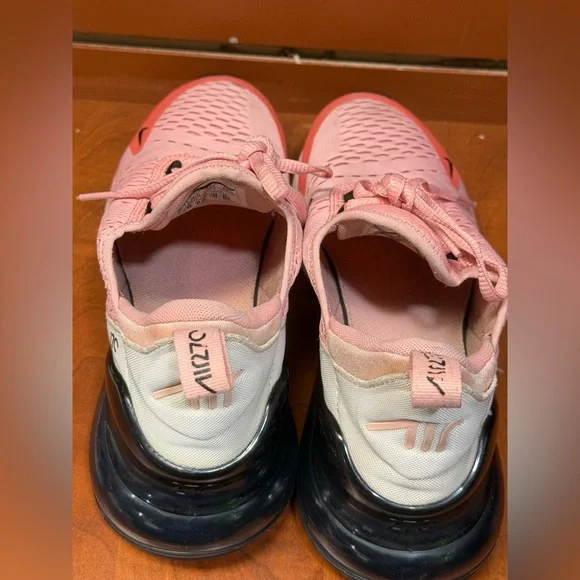 Nike Air Max 270 Pink and Black Sneakers - Picture 7 of 12